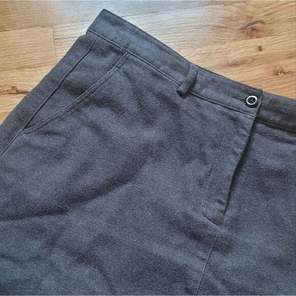 L.L. Bean 10 Vintage Classic Fit Straight Lined Skirt - Picture 5 of 7